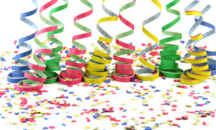 Confetti hero